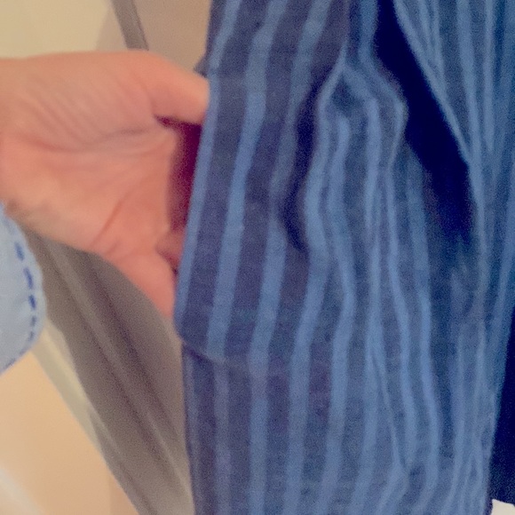 Linen Short sleeve Midi dress - Picture 4 of 5